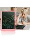 لوح كتابة LCD للأطفال مقاس 10 بوصات ولوحة رسم |   لوحة كتابة قابلة لإعادة الاستخدام والمسح للتعلم والرسم والتدريب - شاشة صديقة للعين - 6