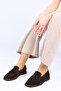 Laceless Tasseled Jurdan Taban Genuine Leather Loafers 332-26175 Women's Shoes