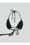 Black removable padded women's bikini top - 2