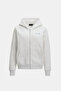 Zippered Hooded Sweatshirt