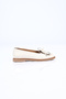 Laceless Saraç Detailed Jurdan Sole Genuine Leather Patent Leather Loafers 332-26146 Women's Shoes - 6