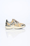 Lace-Up Thermo Sole Textile Genuine Leather Sneakers 338-7106 Women's Shoes - 5
