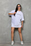Printed T-Shirt Short Sleeve Crew Neck Regular Comfort Fit Casual T-Shirt - White - 4