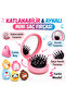 Patterned Figured Foldable Makeup Mirror Comb - Surprise Pattern