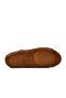 Tan Genuine Leather Women's Flat Slippers - 5