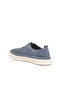 Blue Nubuck Genuine Leather Men's Casual Shoes - 4