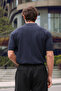 Men's Polo Collar Half Zipper T-Shirt - 5