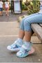 2205 Anatomical Helogram Patterned Figure Girl's Sports Shoes - 3
