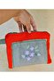 Handmade Green Linen Hoop Embroidery Embroidered Clutch, Portfolio Bag - 3