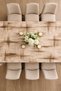 Modern Coffee Striped Beige Tablecloth 110X150 cm – Decorative Dining Table Cover - 3