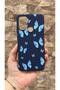 Casper Via F20 Compatible Blue Butterfly Patterned Silicone Shock-Absorbing Classic Protected Rubber Case - 2