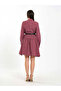 Belt Pcs Ruffled Asymmetrical Dress 111703 - 7