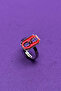 Dark Style Stylish and Modern Design Minimal Adjustable Women's Ring - 3