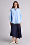 ريلاكس فيت ياقة قميص قماش بوبلين تونيك D7341AX26SP - 2