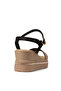 Woman's Black Platform Sandal - 2