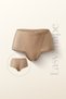 Non-Marking High-Waisted Brazilian Micro Tulle Women's Panties - Easyshape - 3