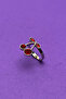 Chic and Modern Design with Cherry Motif Minimal Adjustable Women's Ring - 3