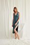 Nightgown with Ruffled Collar and Backless Design with Lace Slits - Ssssss8136-2301 - 4