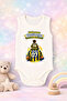 Baby Bodysuit with Funny Writing Dad Son Canaries Printed 100% Cotton Body (Newborn & Baby) - 2