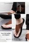EVA Sandals for Men Light and Breathable Beach Flip Flops Non Slip Slippers Casual T Shaped Slipper - 6