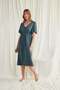Lace Front Buttoned Maternity Loh Viscose Nightgown - 6