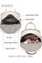 Unisex Multifunctional Backpack with Comfortable Back Padding Large Capacity Multiple Compartments S - 3