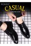 Formal Business Leather Shoes for Men Pointed Leather Shoes with Anti-slip Sole and Lace-up Design S - 3