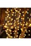 3 pcs Solar LED Bubble Ball String Lights 7m 50 LEDs 8 Lighting Modes Warm White Outdoor Lights - 9