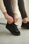 Kb-N010 Kuback Charcoal Skin Casual Men's Shoes - 4