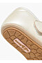 Mary Jane Shoes with Hook & Loop Closure, Floral Accent - 5