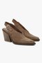Women's Solira Sand Genuine Suede Leather Western Heeled Shoes - 2