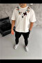 Men's Printed T-Shirt Short Sleeve Crew Neck Regular Fit Comfortable Fit Casual T-Shirt - Black - 3