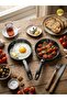 Set of 2 premium cast iron mini sauce pan 14 cm