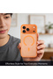IPhone 17 Pro Max Case Super Shield Clear Black Magnetic Safe | Orange - 4
