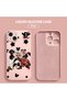 iPhone 15 Plus Compatible Soft Silicone Phone Case with Velvet Camera Protections Mickey Pattern - 3