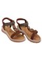 Akç A26 Brown Daily Stone Women's Sandals Shoes - 4