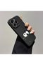iPhone 17E Compatible Soft Silicone Phone Case with Velvet Inside and Camera Protection, Panda Pattern - 5
