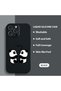 iPhone 16 Pro Max Compatible Soft Silicone Phone Case with Panda Pattern and Velvet Camera Protections - 2
