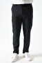 Men's Black Beli Half Elastic Waist and Zipper Detailed Domestic Technical Srn42 Fabric Trousers - 2