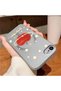 iPhone 8 Compatible Transparent Magsafe Wireless Soft Silicone Phone Case Apple Pattern - 2