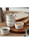 6 Mini Ceramic Set – Dessert, Sauce & Dip Bowls مجموعة أوعية سيراميك صغيرة – للحلويات والصلصات - 5
