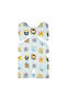 100% Cotton Muslin Stroller / Car Seat Min Leather - Sleepy Jungle (Oeko-Tex Certified) - 3