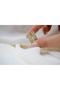 Kp335 Striped Detail Multi-Stone Gold Earrings (Length 20 mm) - 2