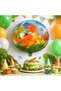 Dinosaur Round Foil Balloon 60 cm (24 Inch) Dinosaur Themed Birthday Party Balloon