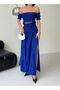 Women's Gipeli Crop Blouse and Maxi Skirt Set - Off-Shoulder Summer Two-Piece Set - 5