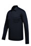 Men's Shirt Collar Long Sleeve Pocket Seasonal Navy Blue Combed Cotton Sweat Classic Pattern - 5300 - 4