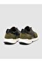 Genuine Leather Khaki Lace-Up Men's Sports Shoes - 3