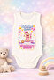 Baby Bodysuit with Funny Writing My First Tooth Came Out B Printed 100% P Cotton Bodysuit (Newborn & Baby)