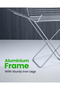 Aluminium 4 Wings Clothes Drying Stand RF13198 Foldable Indoor Outdoor Dryer Rack 29m - 6