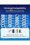 محول كاربلاي لاسلكي بنظام أندرويد 13، صندوق ذكاء اصطناعي للسيارة - نقطة اتصال 4G LTE، سعة تخزين 4 جيجابايت + 64 جيجابايت - 4